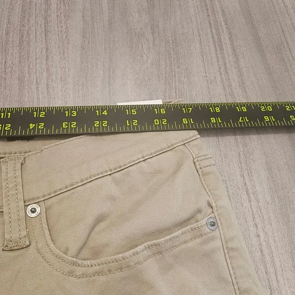Lucky Brand 410 Athletic Slim Pants Mens 33x30 Tan Khaki 4-Way Stretch - Picture 4 of 8